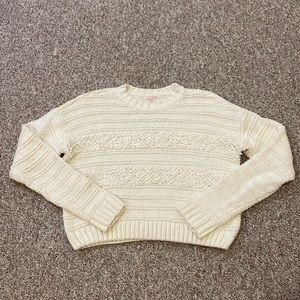 Cream chunky sweater